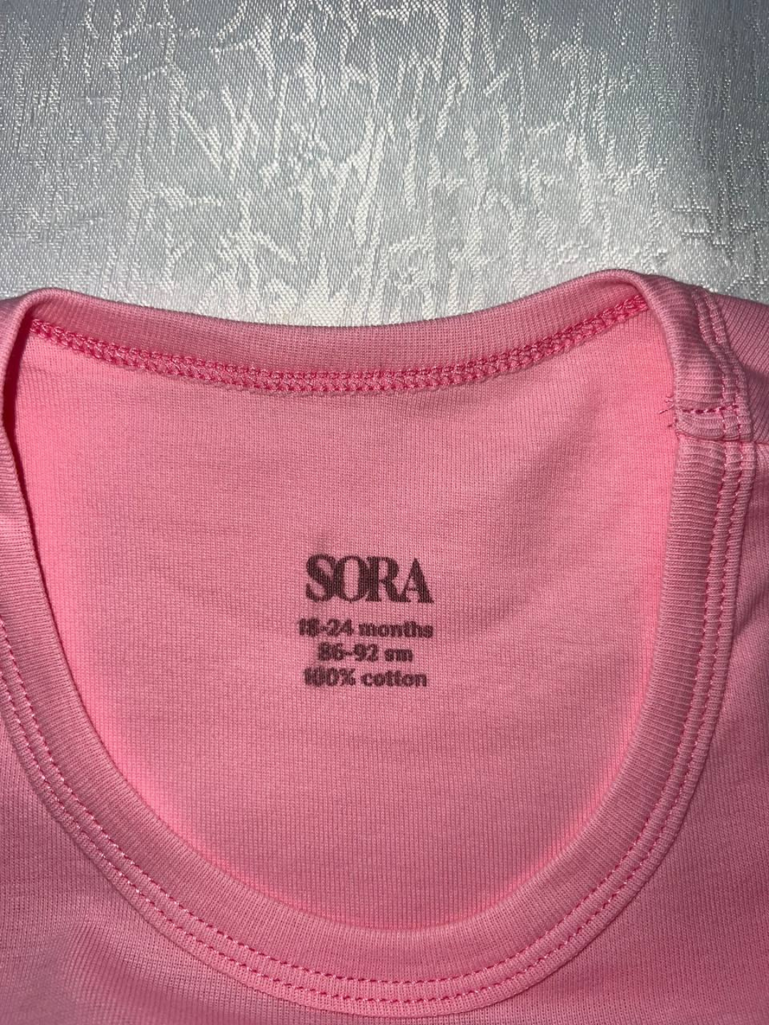 Майка  5, комплект из 5 шт., размер 3-6, розовая — фото 1