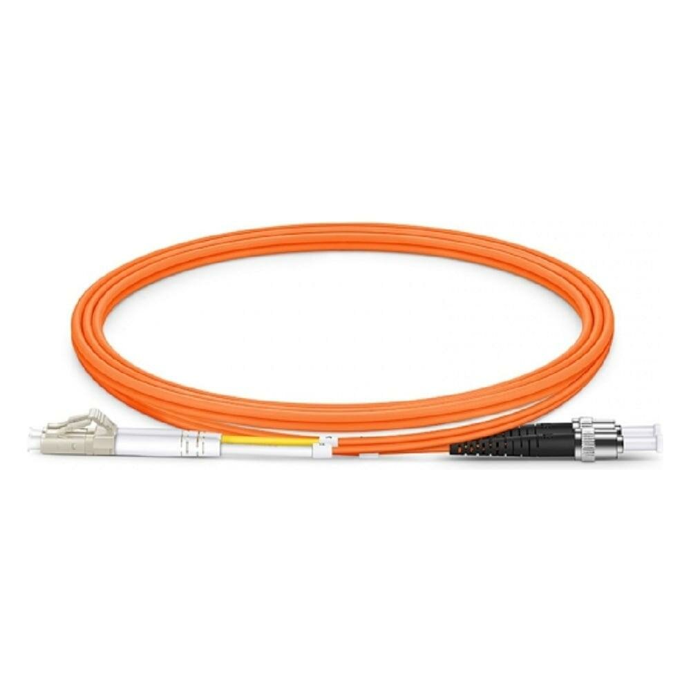 Оптический патч-корд TopLAN, дуплексный, LC/PC-ST/PC, MM 50/125, 15 м DPC-TOP-OM2-LC/P-ST/P-15