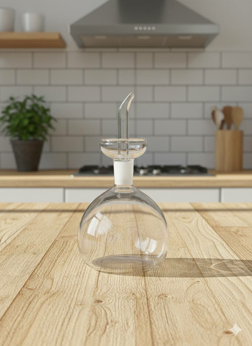 Стеклянный дозатор для масла и уксуса, соевого и других соусов 125 мл