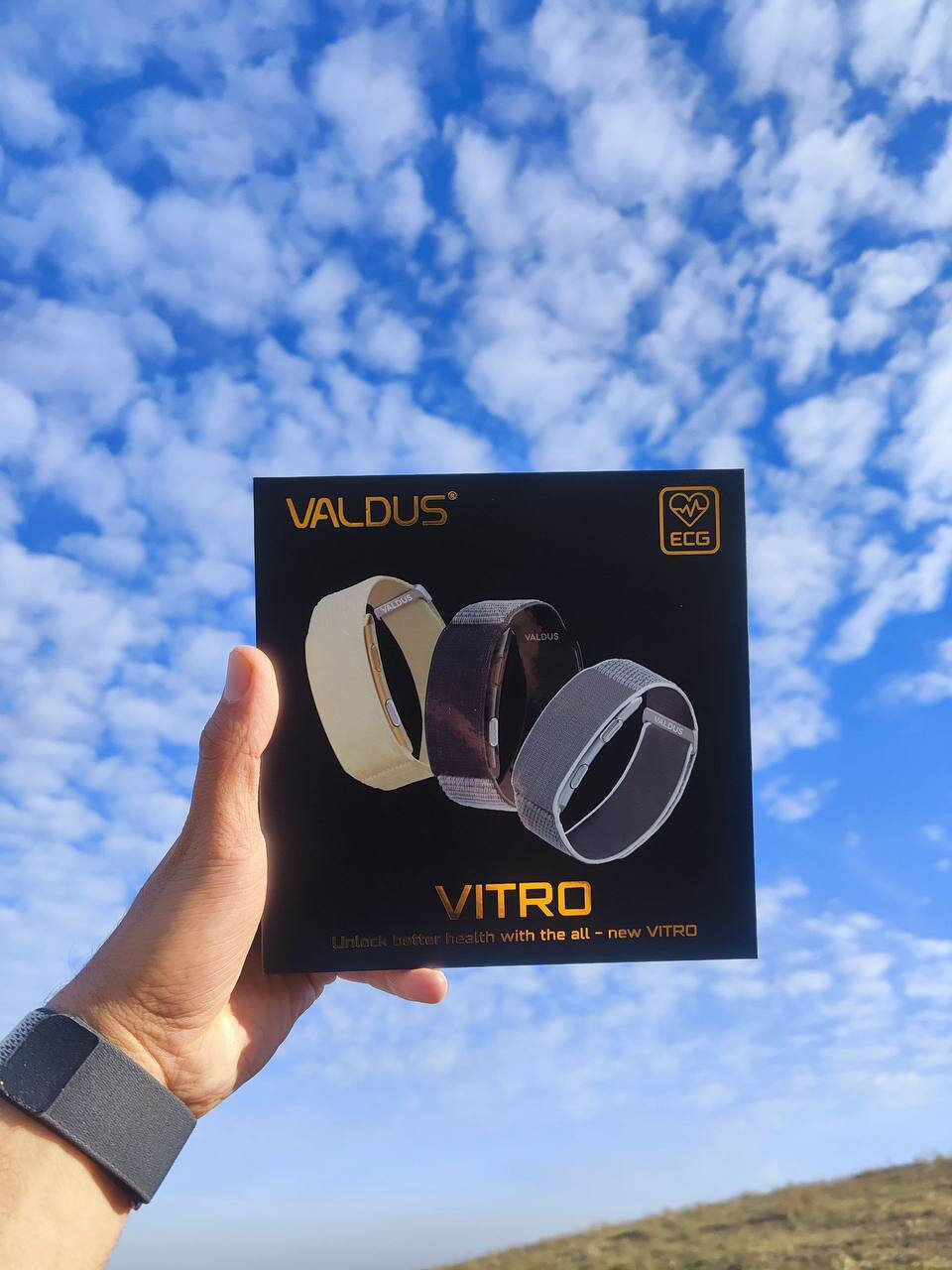 Смарт-часы Valdus Vitro black , аналог WHOOP с мониторингом здоровья