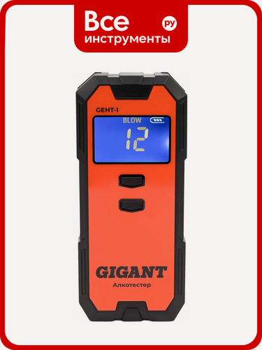 Изображение товара Электрохимический, Gigant, алкотестер Gigant GEHT-1, измерения концентрации алкоголя