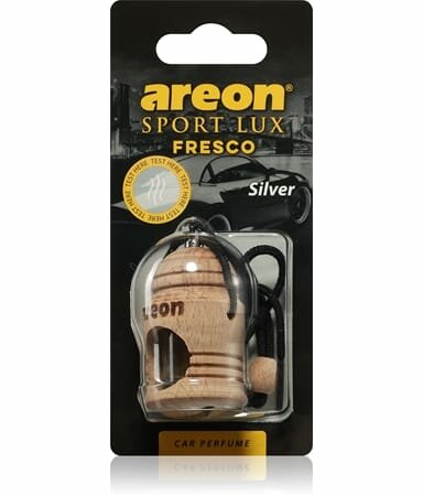 Ароматизатор автомобильный Areon Fresco Lux Silver, серебристый, 4 мл