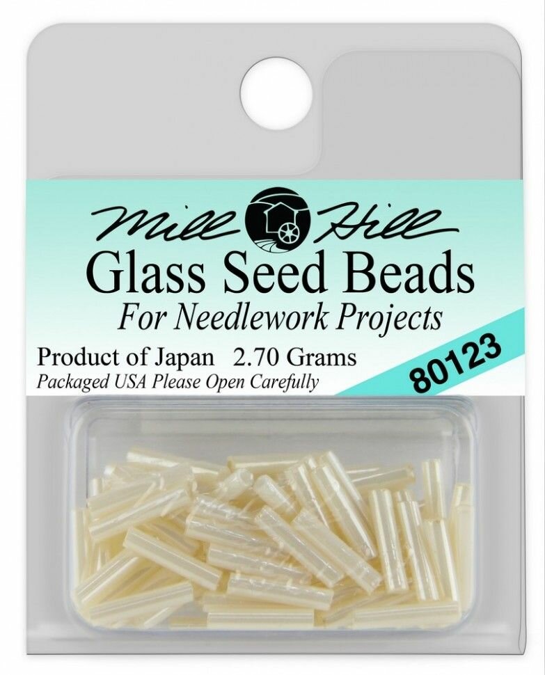 Стеклянный бисер Mill Hill Medium Bugle Glas Seed Beads (2.5 мм. х 9 мм. / 2.7 г.), цвет: 80123