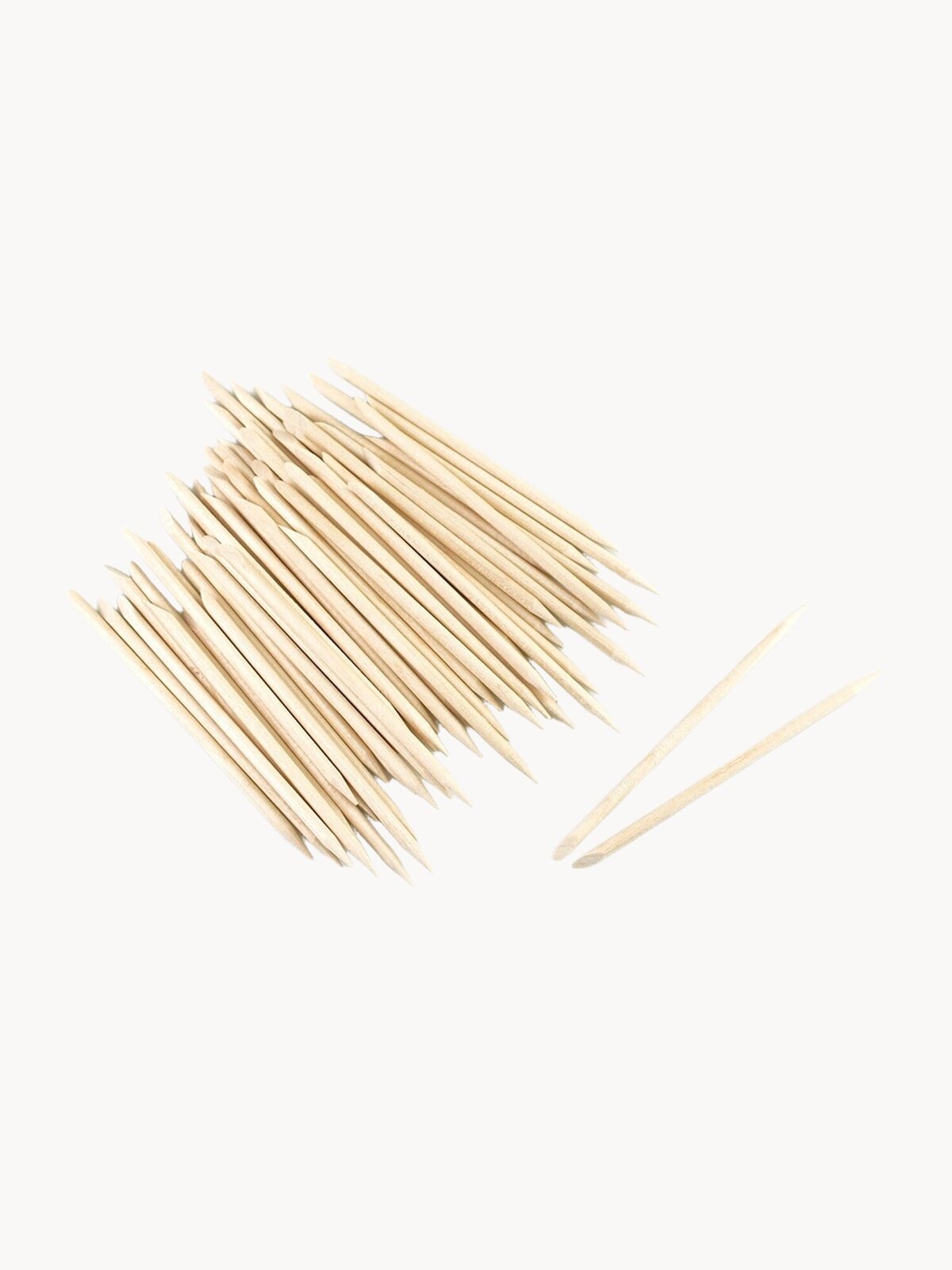 Апельсиновые деревянные палочки для маникюра и удаления кутикулы, 100 шт, длина 7,4см Lian Beauty Accessories