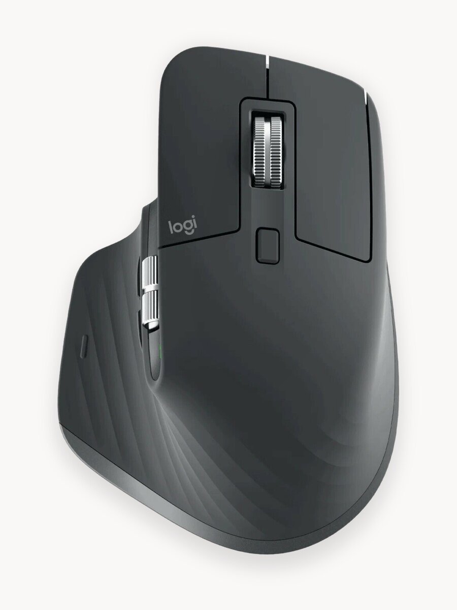 Беспроводная мышь Logitech Mx Master 3S, graphite Мышь с 70-дневным сроком работы батареи