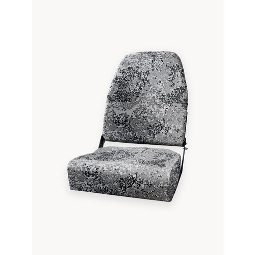 Кресло складное непромокаемое в лодку/катер Кокпит цифра серая