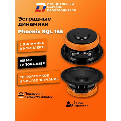фото Динамики автомобильные 16 см dl audio phoenix sql 165 пара