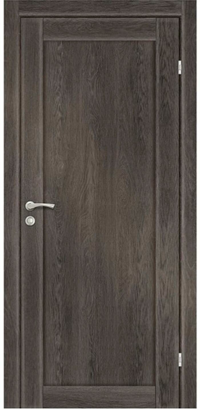Олови Симпл дверь межкомнатная без фурнитуры 700х2000мм Дуб Графит