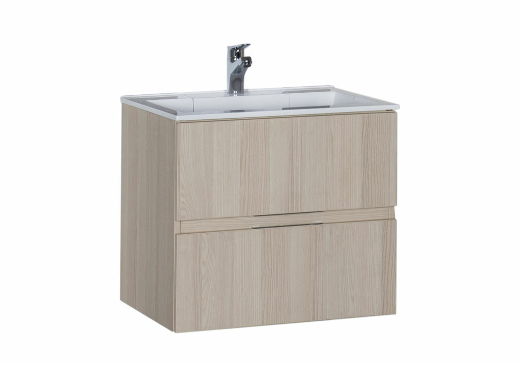 Тумба с раковиной Aquanet Алвита 60 ясень