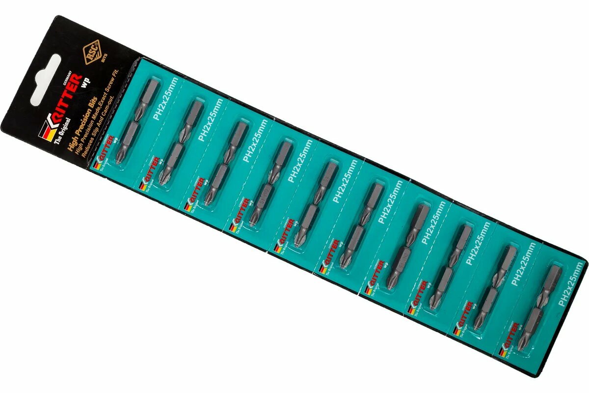 Бита RITTER WP PH 2x25 мм магнитные 2 шт. лента RS PS20112025