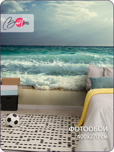 Изображение товара Фотообои на стену флизелиновые 3d Природа Море 400x270 см Bartonwall N025