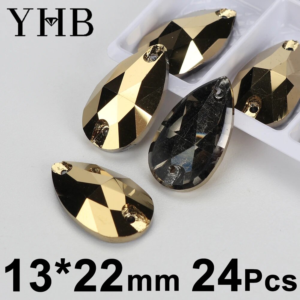 Стразы стеклянные YHB Dorado Galactic Rolivi