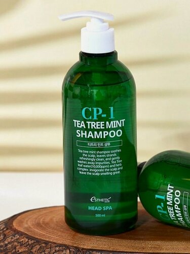 Изображение товара ESTHETIC HOUSE Шампунь для волос успокаивающий CP-1 Tea Tree Mint Shampoo, 500 мл