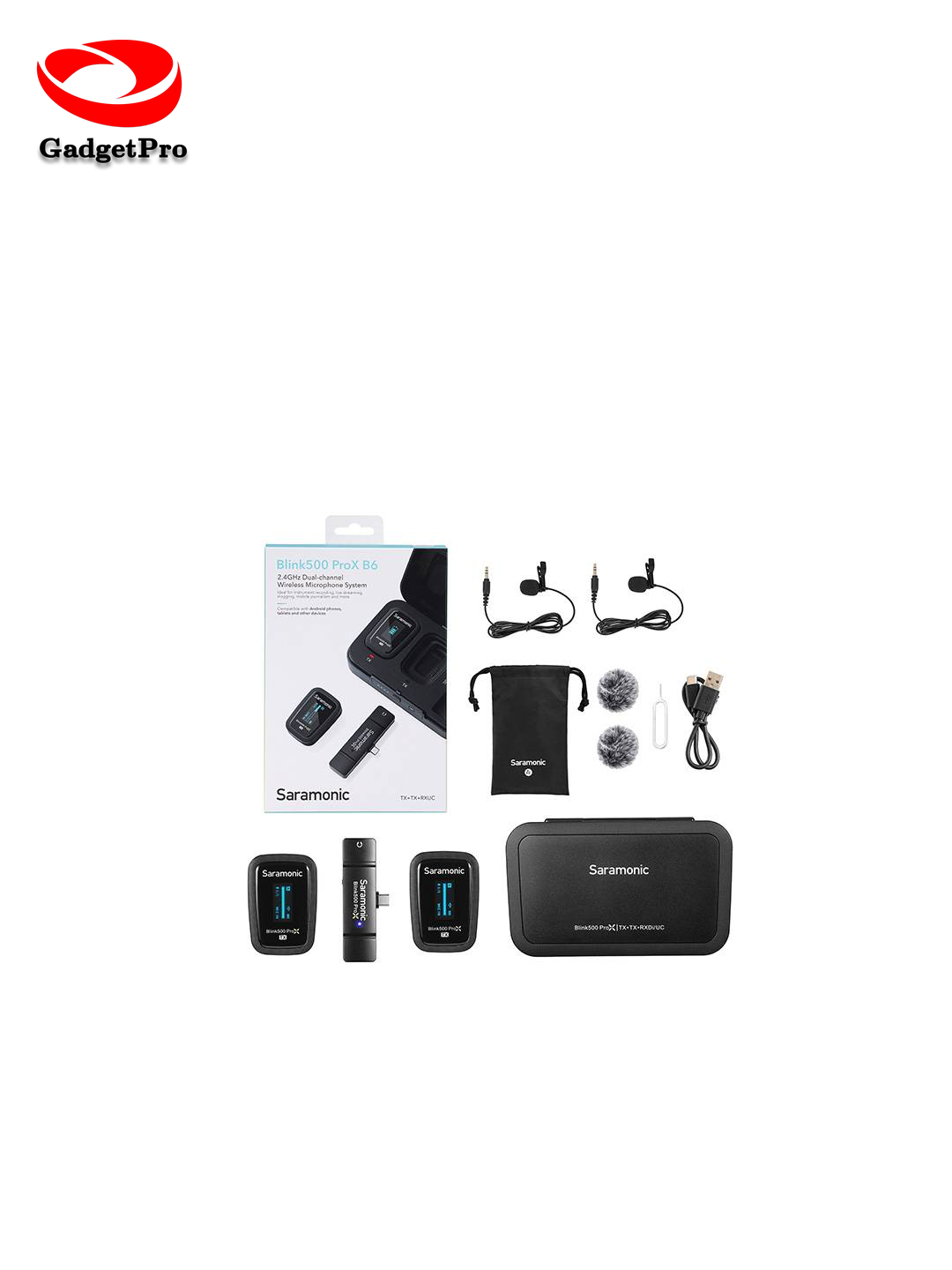 Saramonic Blink500 ProX B3 2.4GHz Dual-channel микрофон для iPhone, iPad и iOS, беспроводной