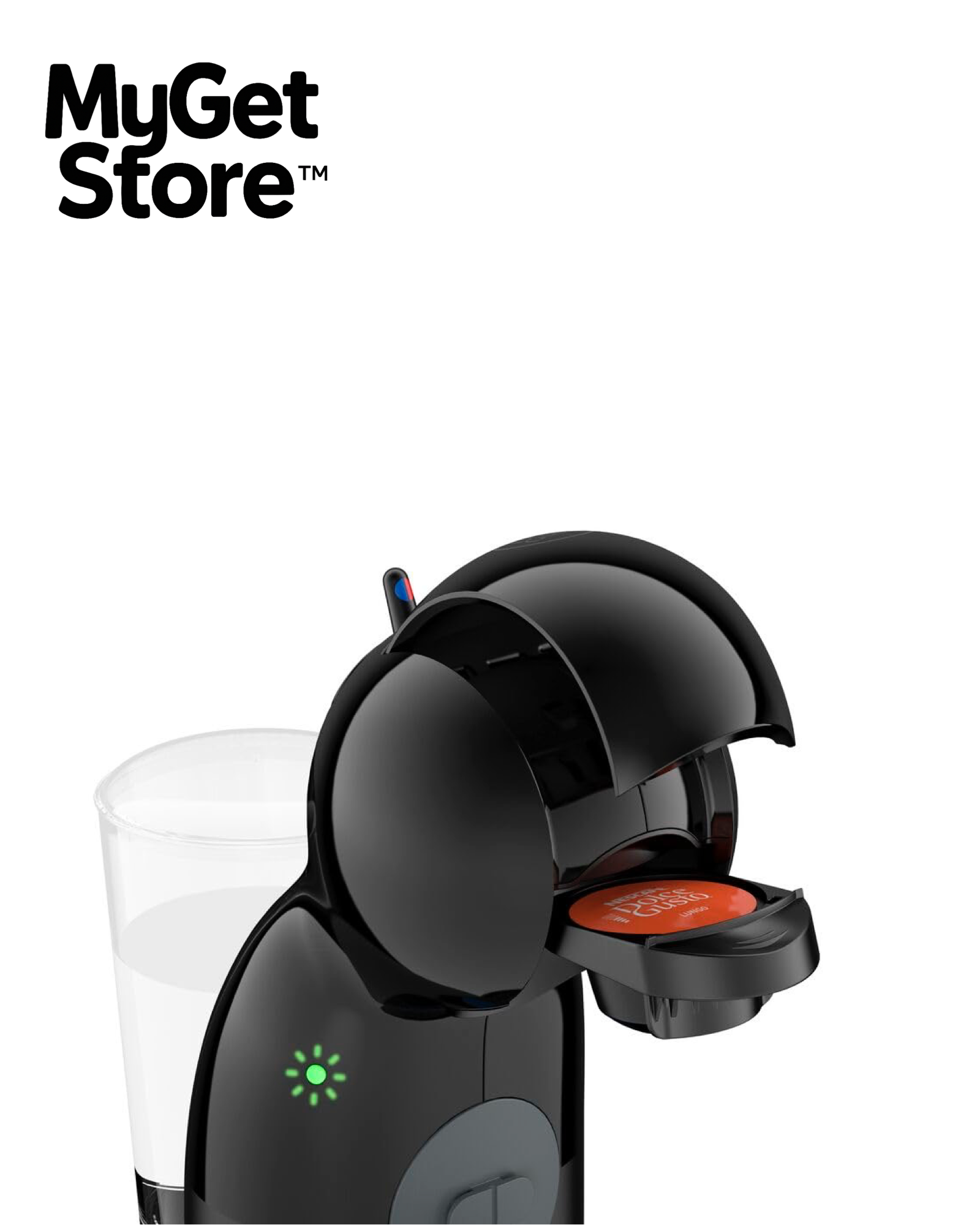 Кофеварка капсульная Krups Dolce Gusto KP1A3B10, давление 15 Бар, для американо и других напитков — фото 1