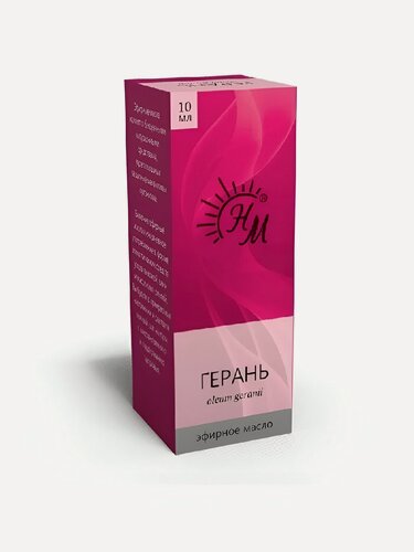 Изображение товара Эфирное масло Натуральные масла "Герань", натуральное, 10 мл
