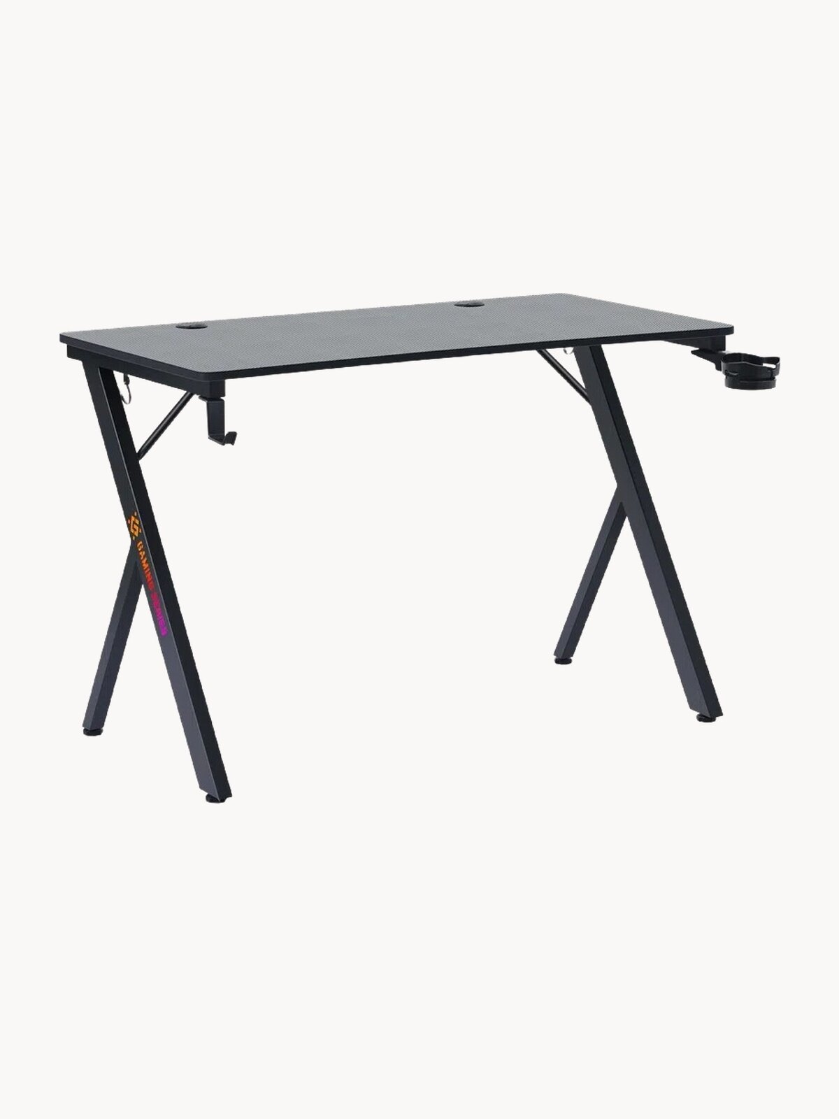 Игровой стол / Компьютерный стол Defender AROX подвес кружки+гарнитуры, черный