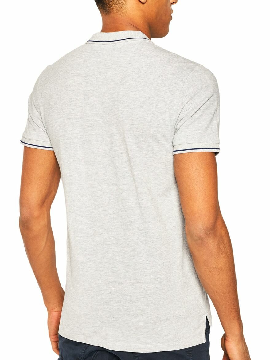 Поло Lee Men Pique Polo, размер XXL, серый — фото 1