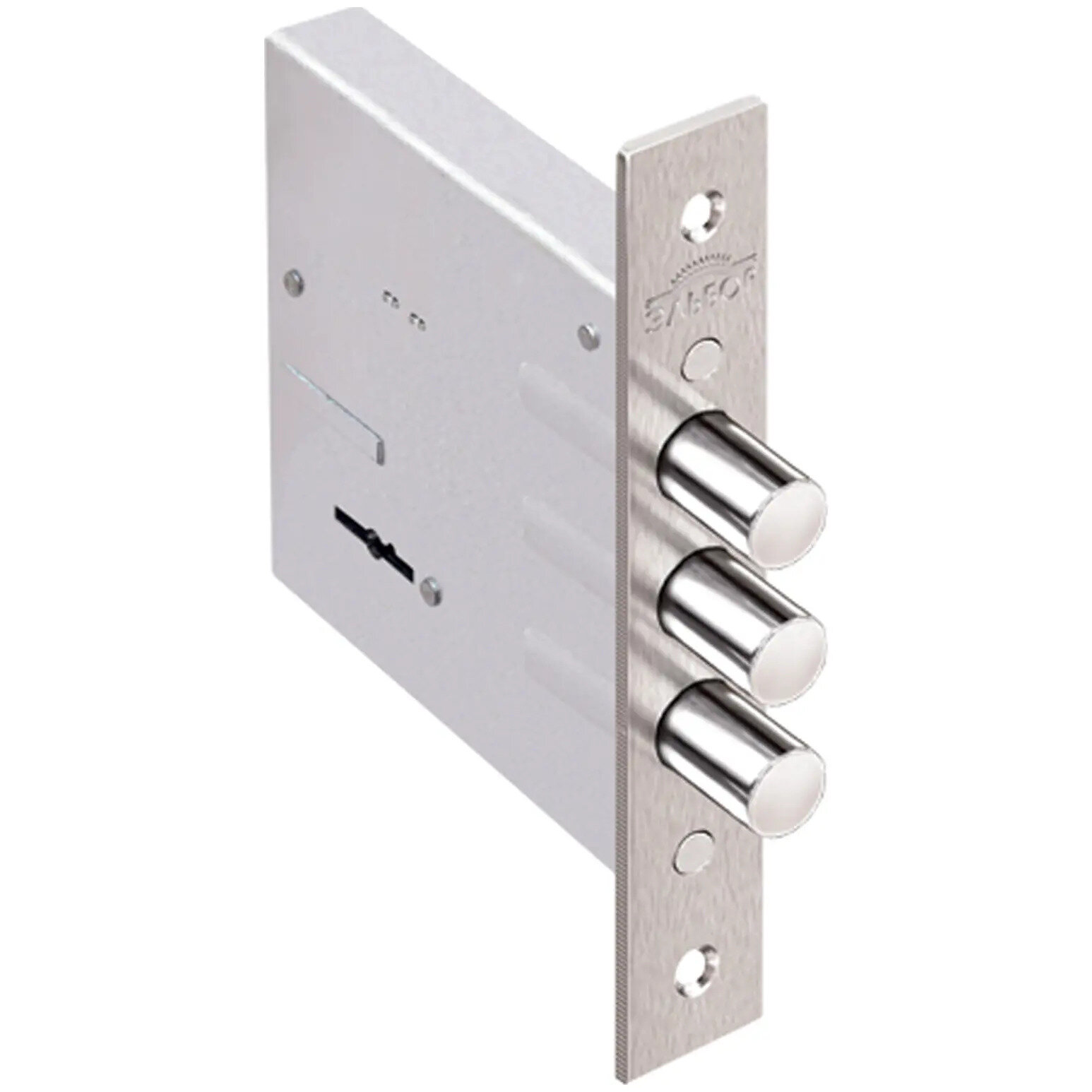 Замок Elbor (Эльбор) врезной сувальдный Кремень 1.04.02 /02209/ никель