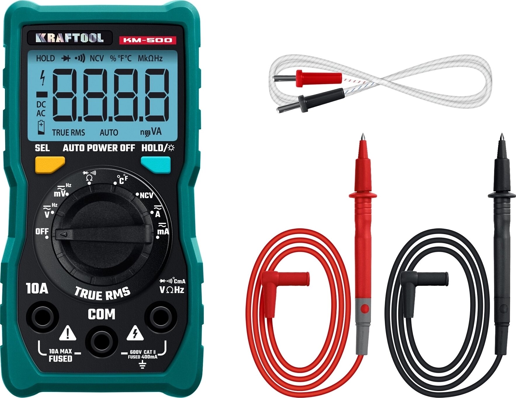 Цифровой мультиметр KRAFTOOL 59856 — фото 1