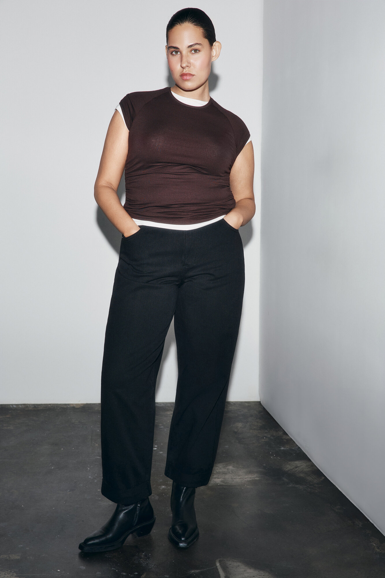 Джинсы бананы Plus size 