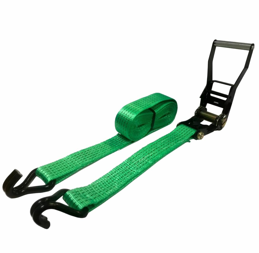 Стяжка для крепления груза 50 мм 2500/5000 кг 10 метров / Ремень стяжной с храповым механизмом