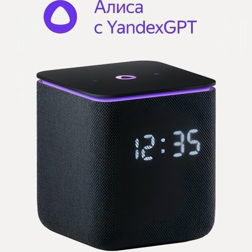 Изображение товара Умная колонка Яндекс Станция Миди с Алисой на YandexGPT черная