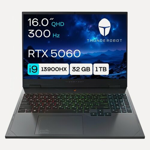 Изображение товара Ноутбук игровой Thunderobot 16 G2 Pro/16"/Core i9-13900HX/32/1Tb/RTX 5060/noOS