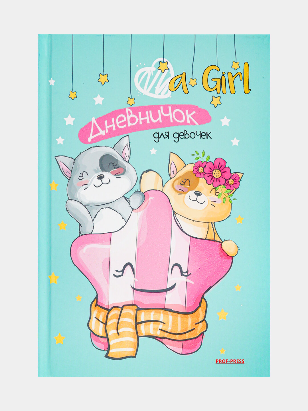 Дневничок для девочек, А5, 64 листа, Кошачья дружба
