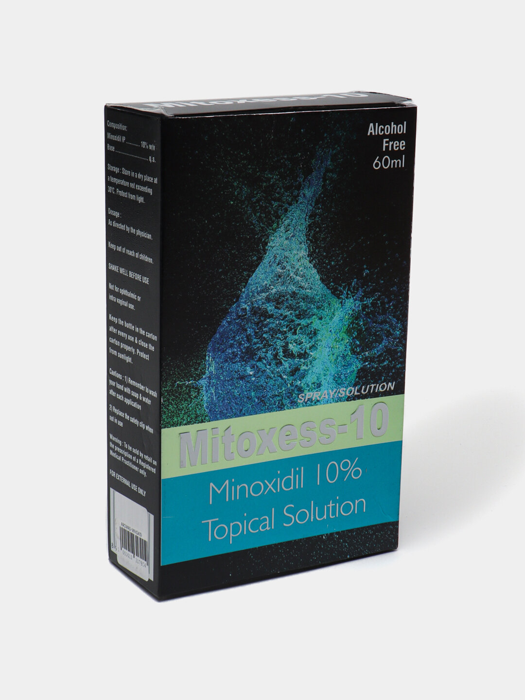 Миноксидил 10% Mitoxess Minoxidil Topical Solution USP, для роста волос и бороды, 60 мл — фото 1