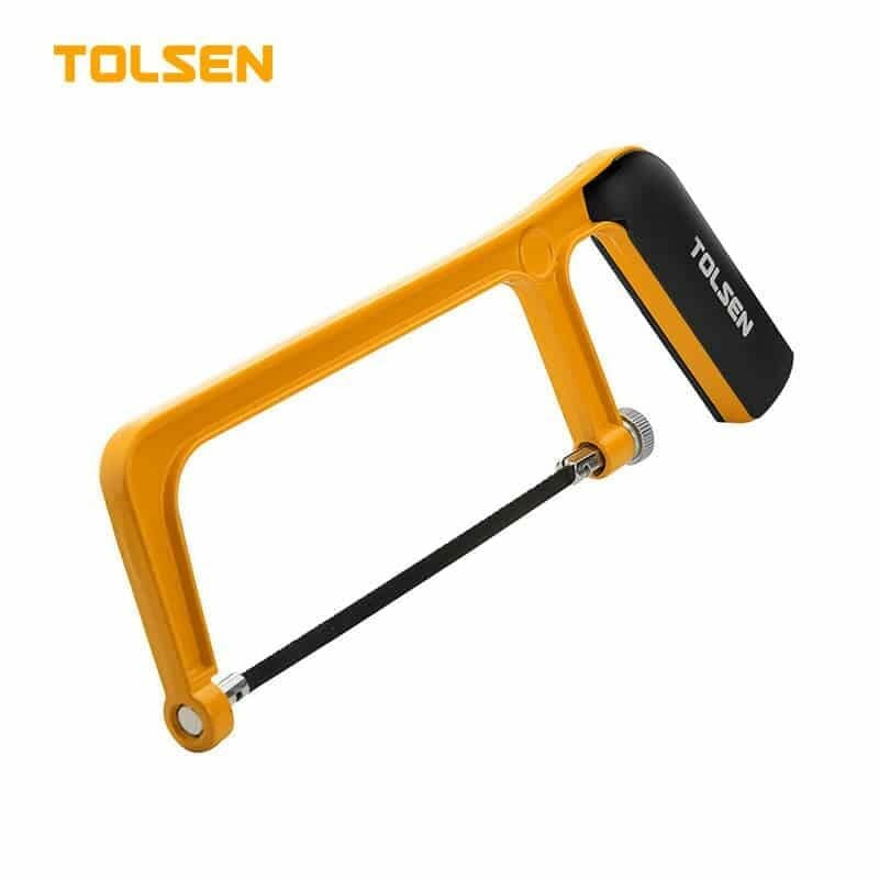 Мини ножовка по металлу TOLSEN с пластмассовой ручкой 150 мм 30051