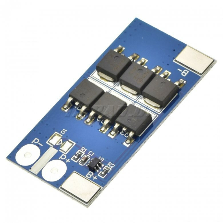 BMS HX-1S-5025 FM2112-CB для LiFePO₄ 3.2 В — плата защиты 1S, 24 А (пик 42 А)