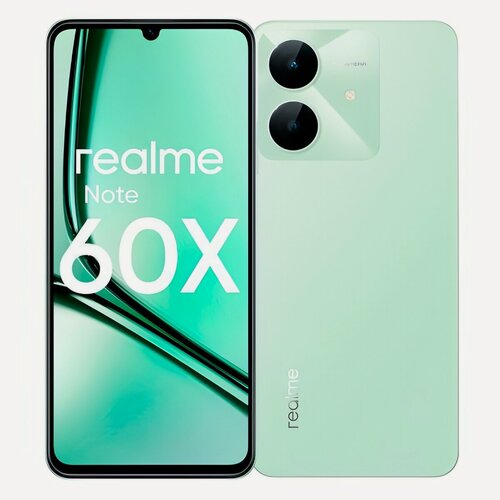 Изображение товара Смартфон realme Note 60x RMX3938 3+64 Зеленый