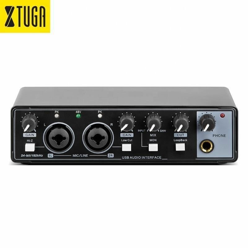 Эксклюзивный USBаудиоинтерфейс с фантомным питанием 48 В для гитарной записи