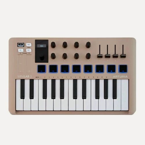 Изображение товара Midi-клавиатура и пэд-контроллер Arturia MiniLAB 3 champagne