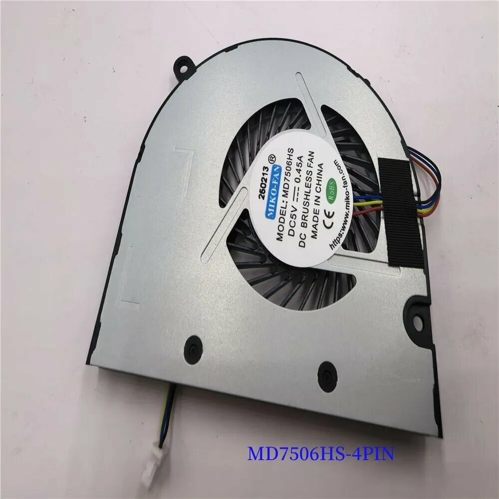 Подходит для вентилятора ноутбука MIKO-FAN MD7505HS 8005 9005 6005 7506 6504