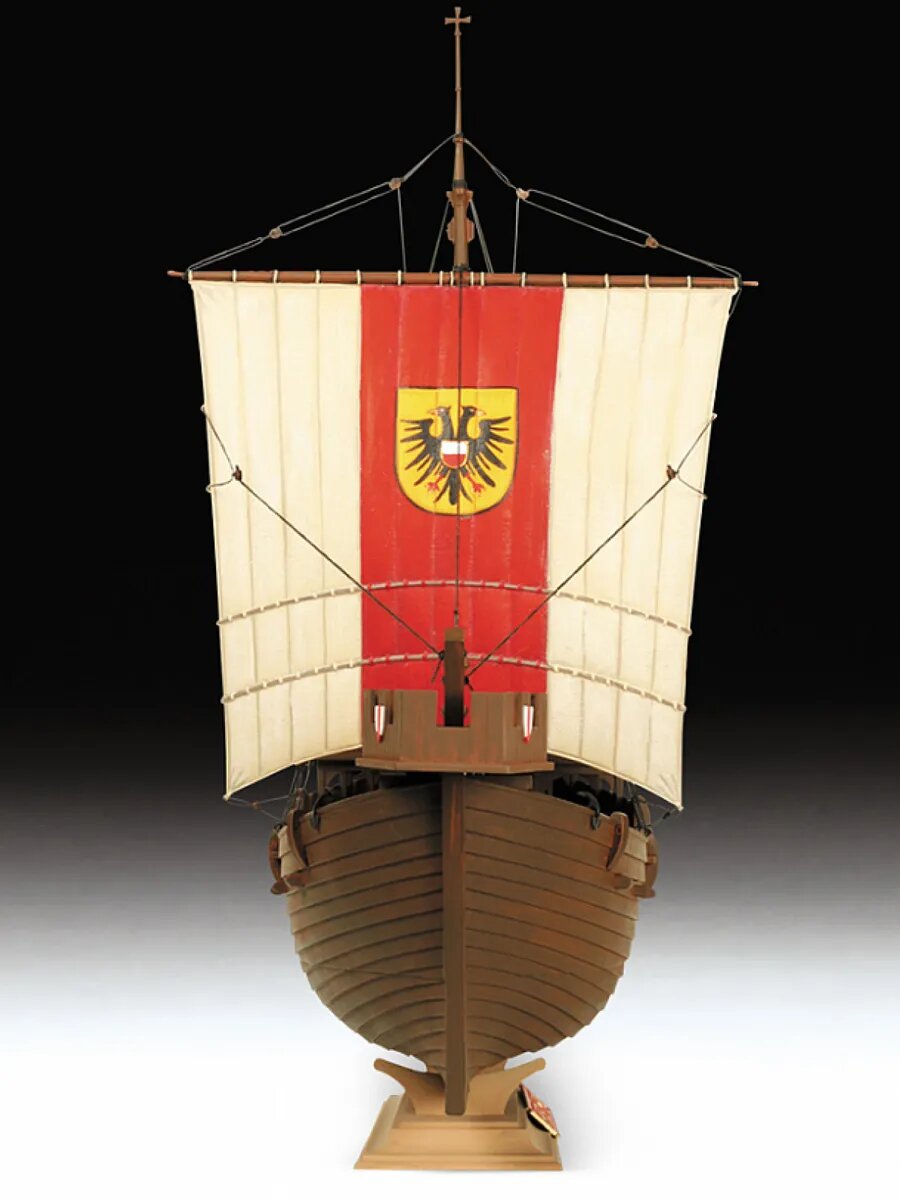 Сборная модель корабль Ганзейский когг — фото 1