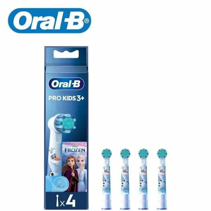 Сменные насадки для детской электрической зубной щетки Oral B EB10-4 Frozen, 4 шт.