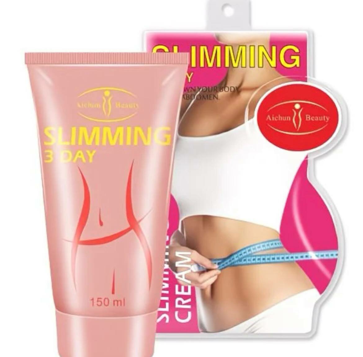 Антицеллюлитный массажный крем для похудения -- Aichun Beauty – SLIMMING 3 DAY