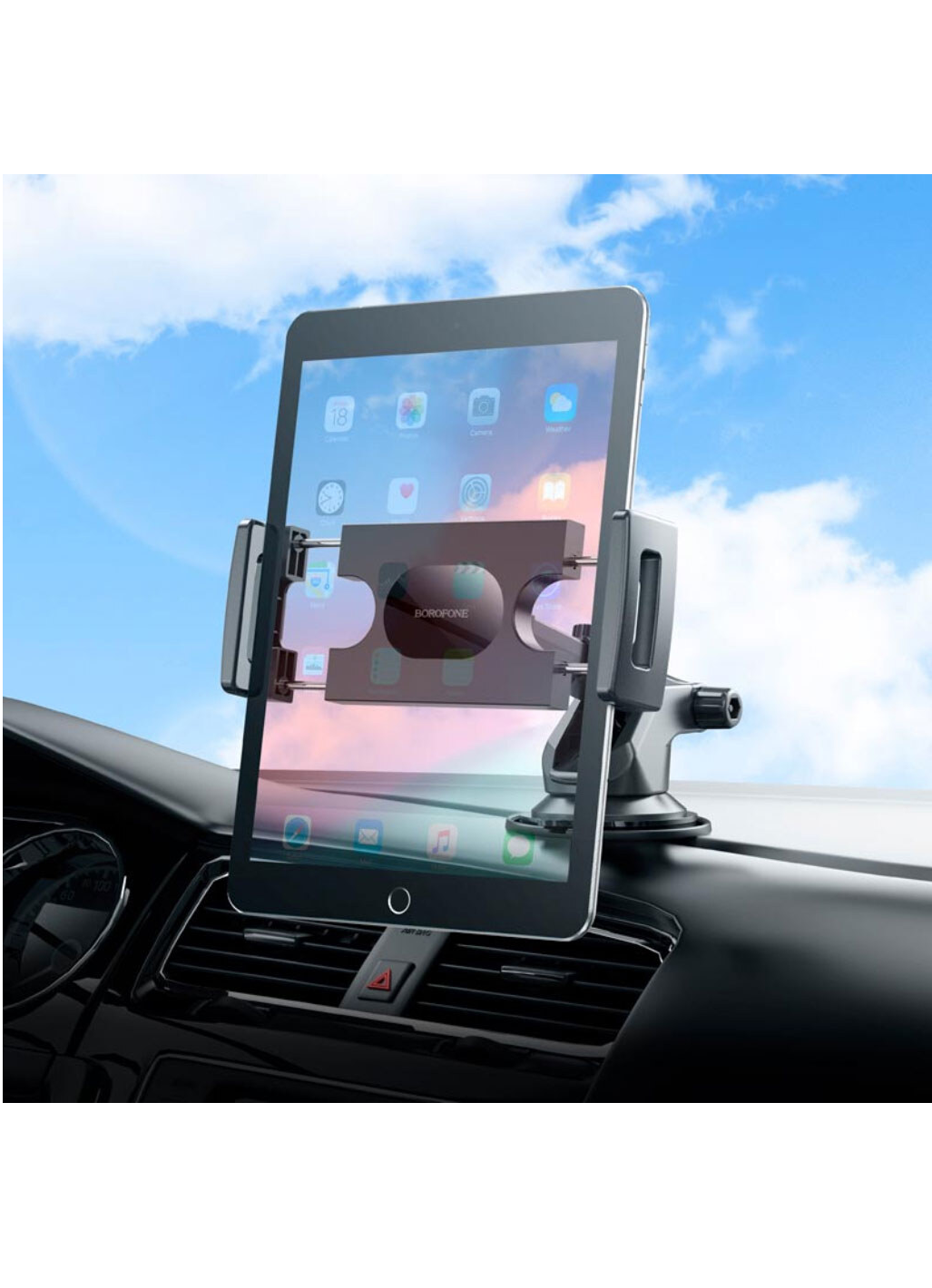 Автомобильный держатель Borofone Airy Tablet, BH100, универсальный — фото 1