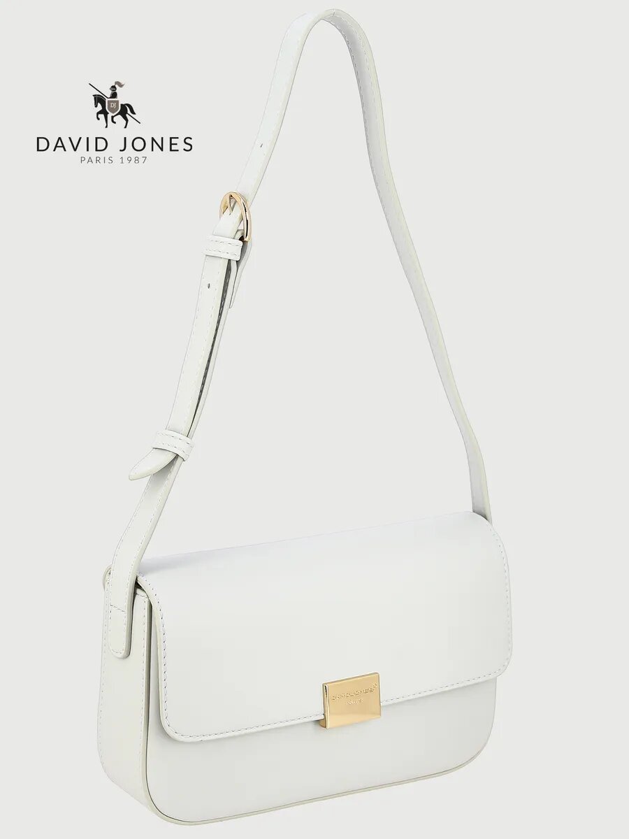 Сумка кросс-боди DAVID JONES, светло-серый