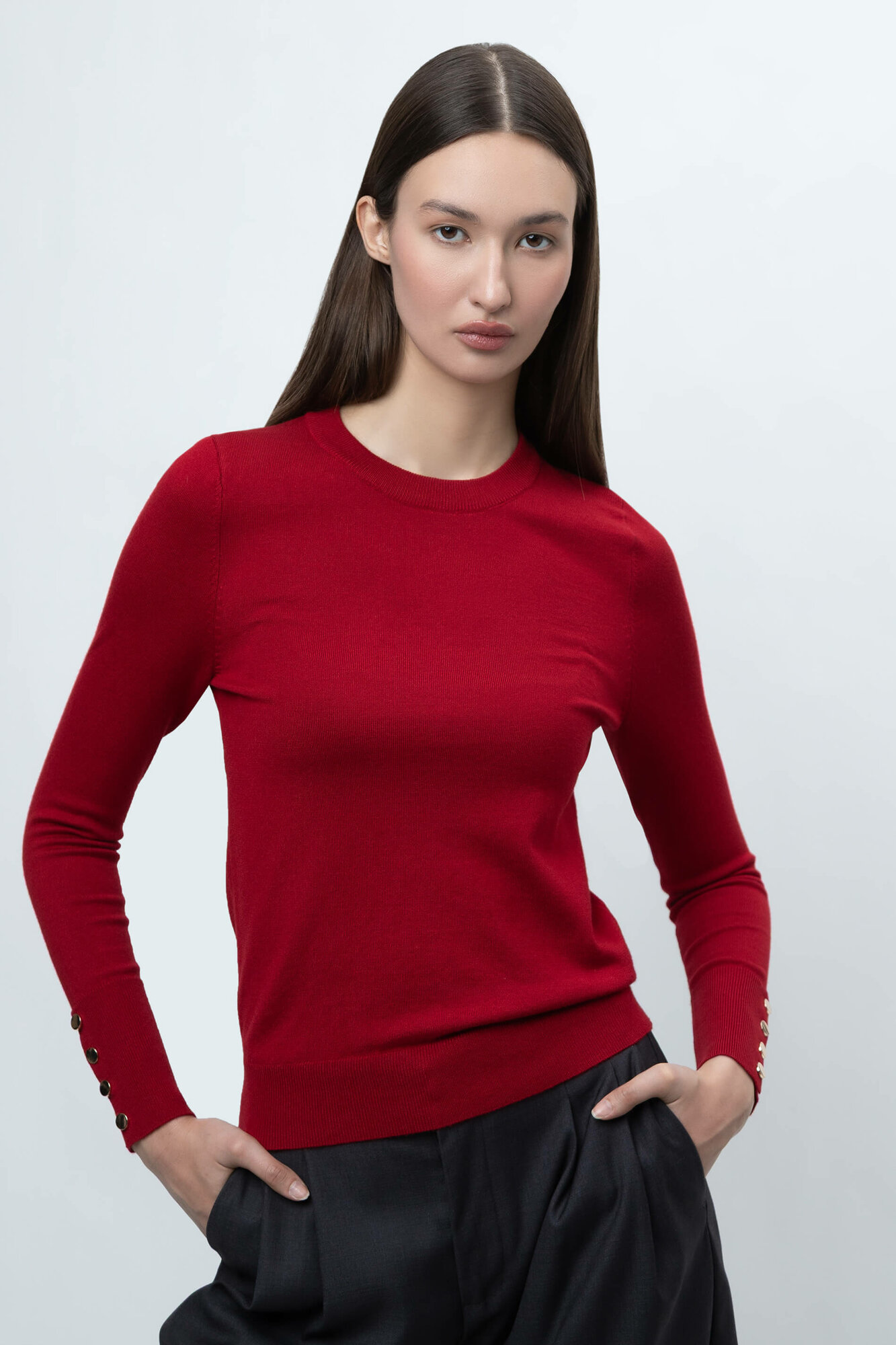 Джемпер TERRA PRO, размер L, dark red — фото 1