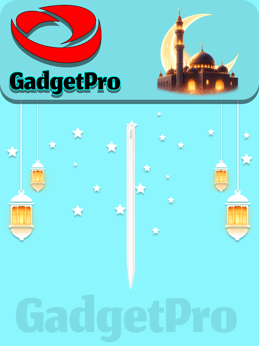 Карандаш Hoco GM114 для iPad: стилус для планшета, чувствительность к нажатию, надежный, современный дизайн.