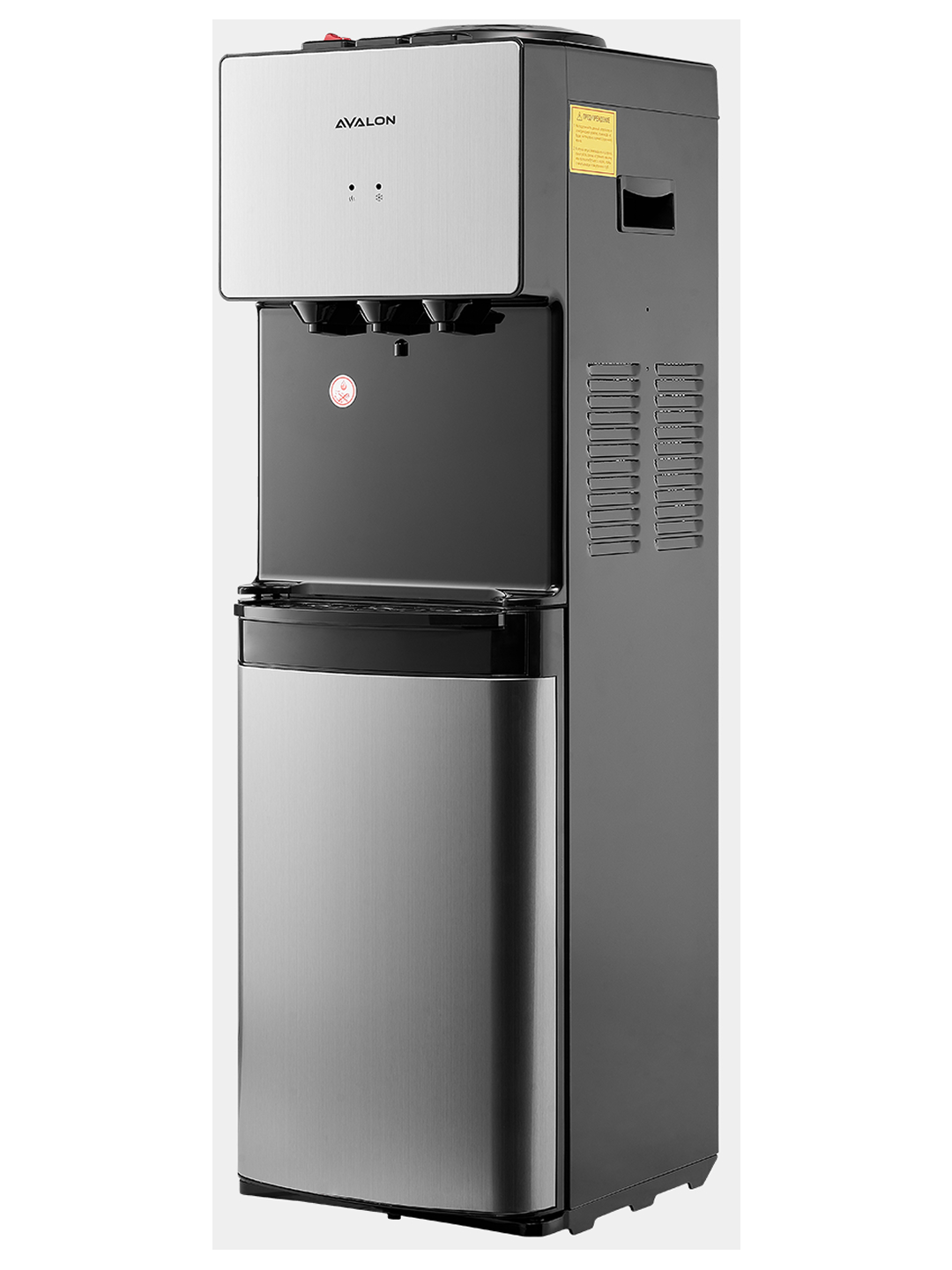 Кулер для воды Avalon AVL-WK-1670 S, inox мощностью 420 Вт защита от ожогов (детский замок) — фото 1