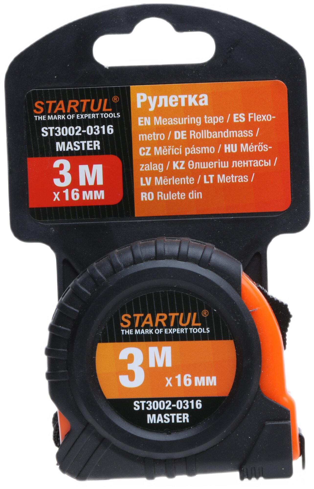 Рулетка измерительная STARTUL Master ST3002-0316, длина 3 м, ширина 16 мм — фото 1
