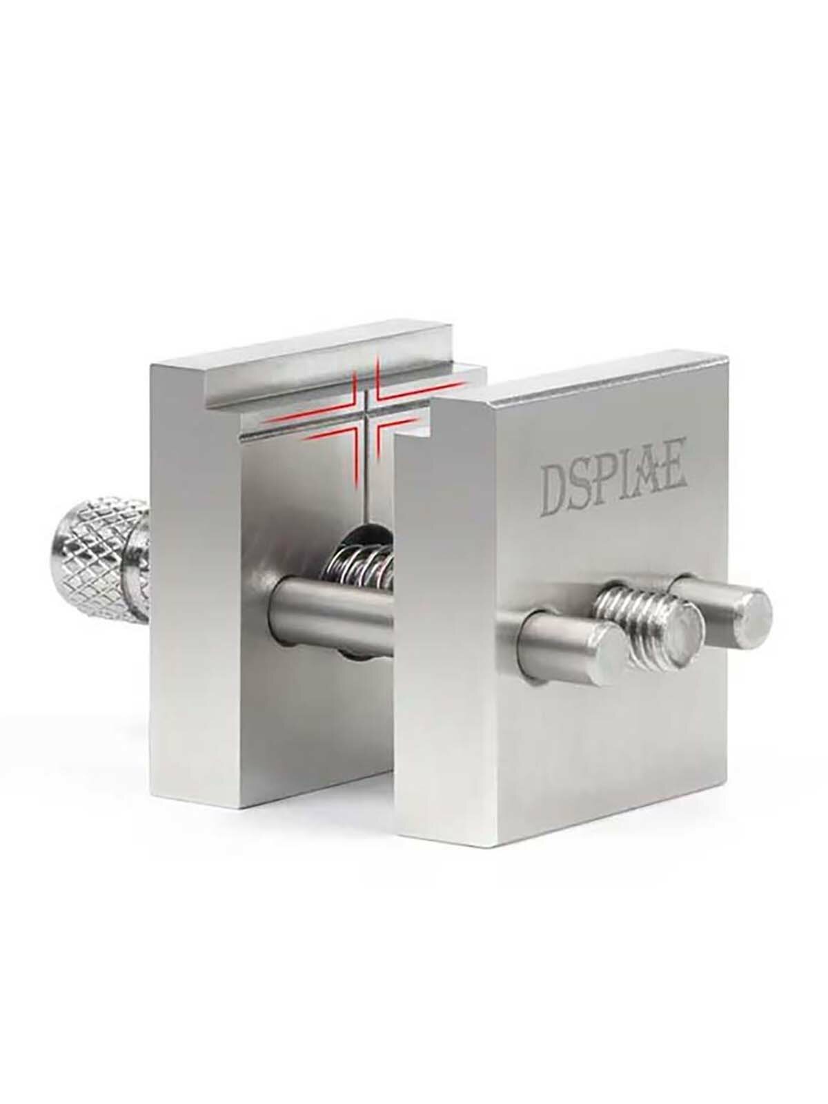 Ручные мини-тиски из нержавеющей стали, 25х27х46 мм (с учетом зажимной ручки), Dspiae