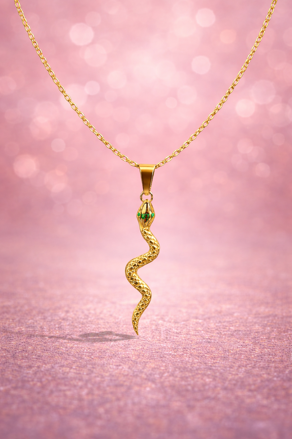 Цепь, 1 шт., длина 40 см, золотистый — фото 1