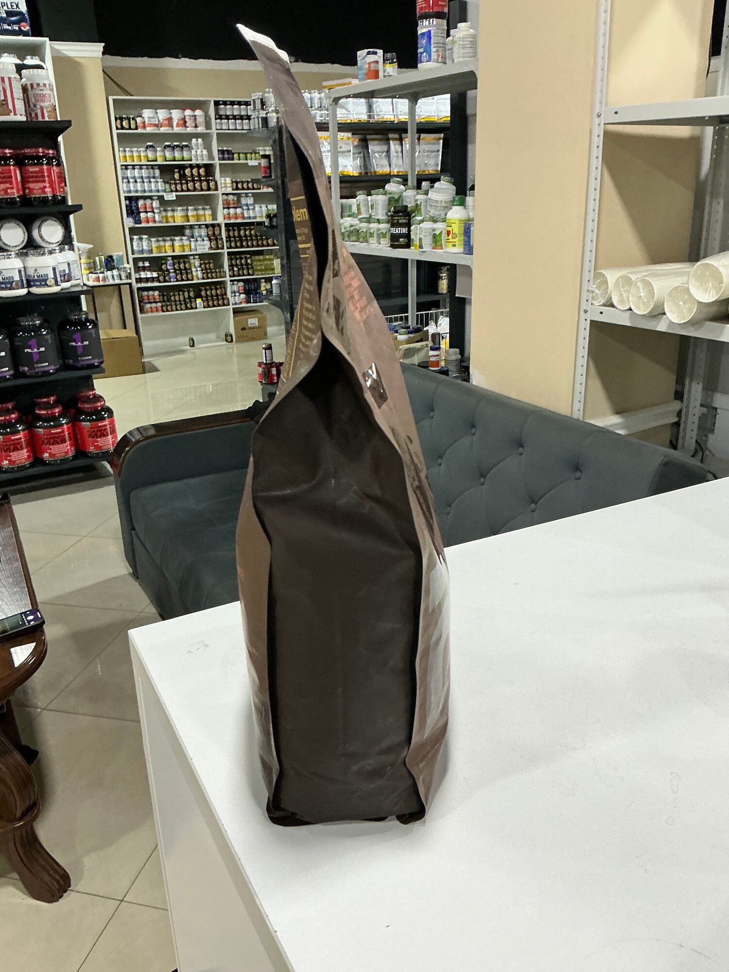 RAW Mass gainer BUM seria 5,44kg вкус шоколад для набора массы — фото 1