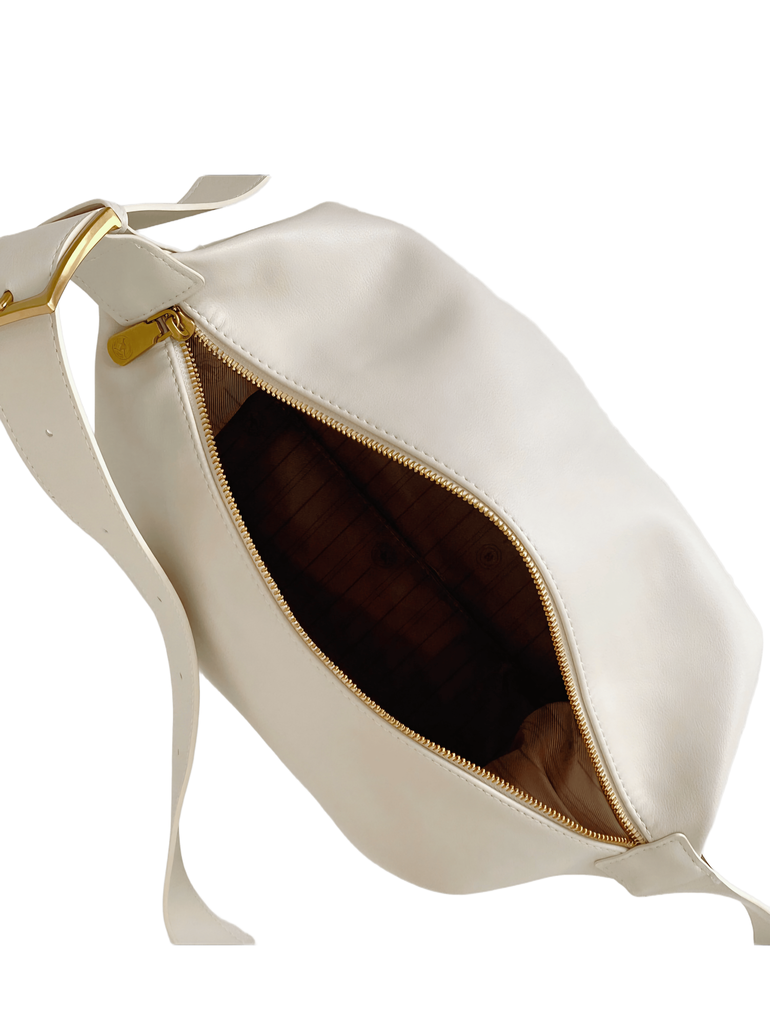 Сумка тоут  из натуральной кожи, фактура матовая, белый — фото 1