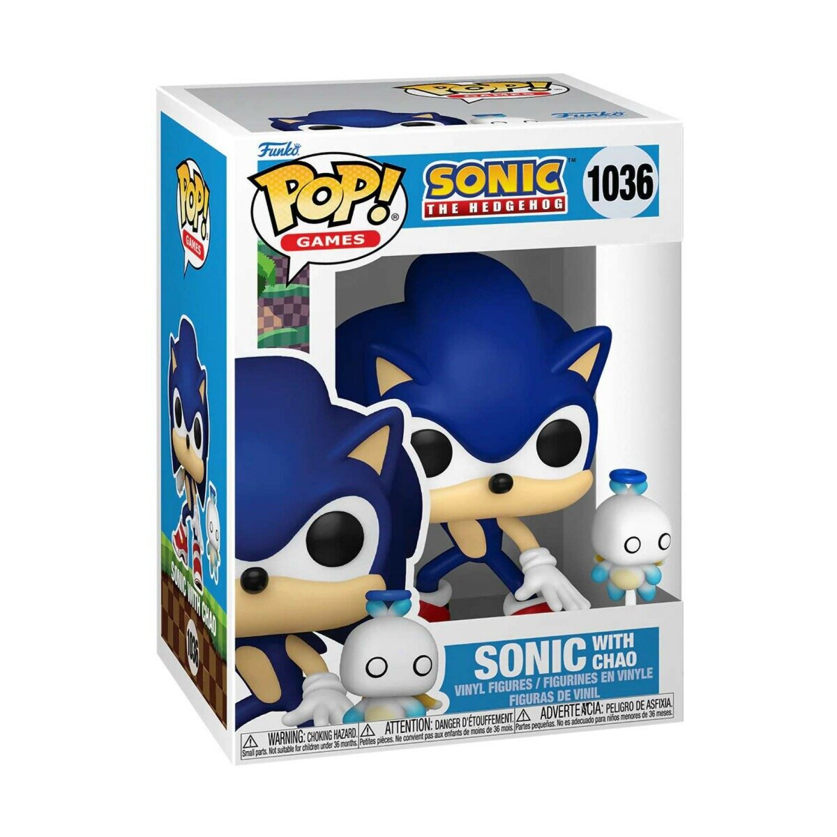 Фигурка Funko POP! Games: Sonic the Hedgehog - Sonic with Chao 80309 (1036) Соник с Чао — фото 1
